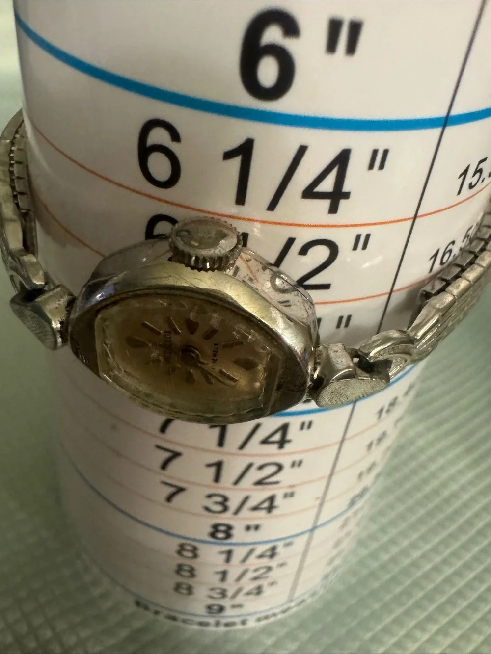 Vintage Ladies Westclox Windup Bracelet Watch in Silver-Tone